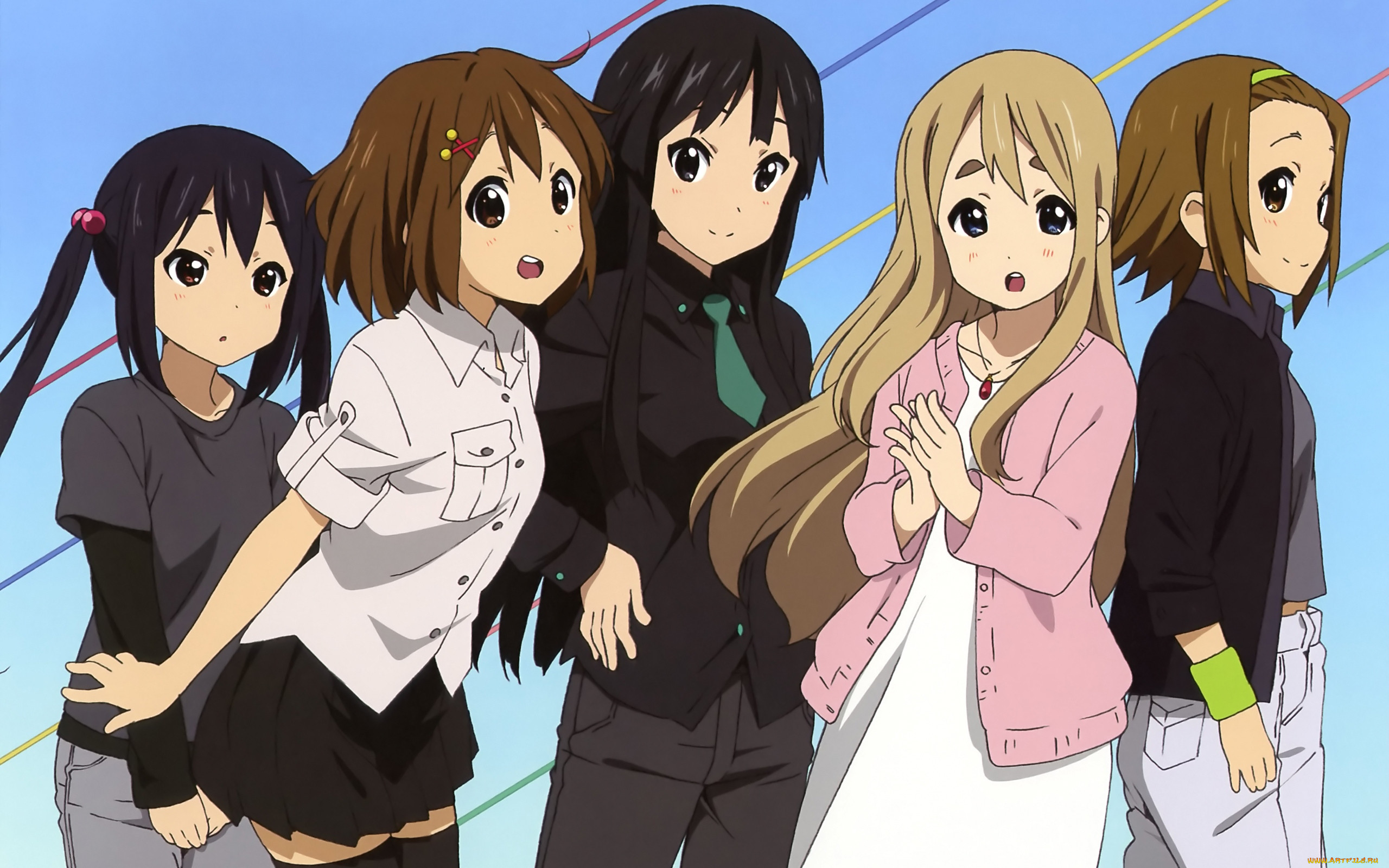 Обои K-ON Аниме K-ON!, обои для рабочего стола, фотографии on, аниме, k-on  Обои для рабочего стола, скачать обои картинки заставки на рабочий стол.